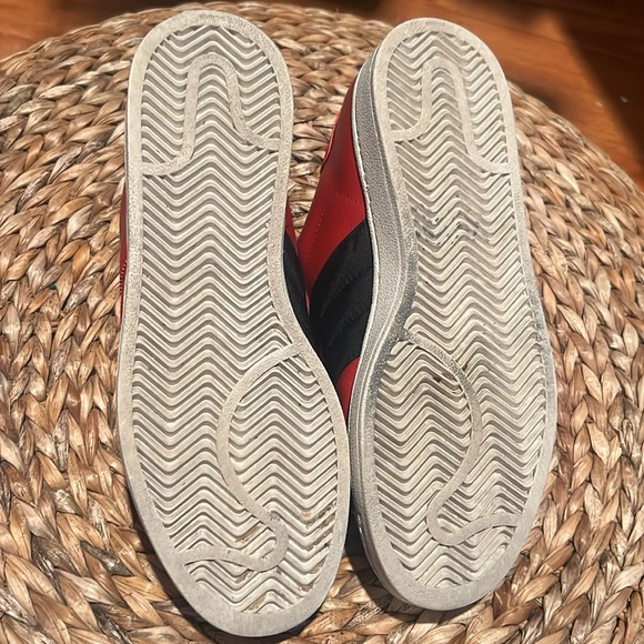 ADIDAS SUPERSTAR II MEN'S SIZES 8 NEW / RED LEATHER GOLD EMBLEM D74391 - Picture 4 of 12